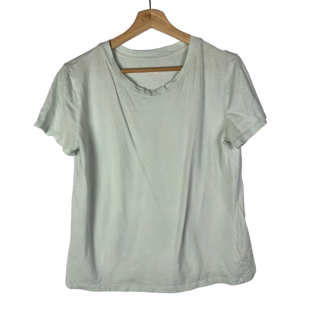 Gap Light Pale‎ Blue Crewneck Organic Cotton Short Sleeve T-Shirt M